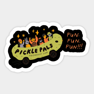 Pickle Pals Fun Sticker